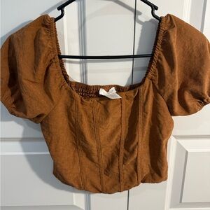 Cropped shirt